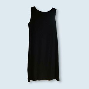 90s Y2K Goth Grunge Black Velvet Sleeveless Dress